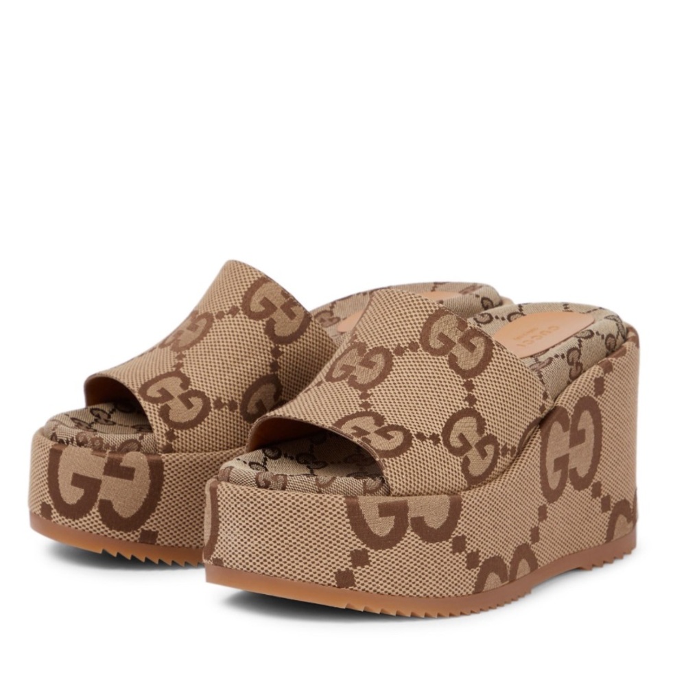 GUCCI WEDGE SANDALS